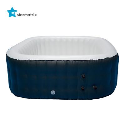 China 0.66 MeshPVC Walls STARMATRIX Factory SM210004 Hot Tubs Manufacturer MeshPVC Square Pools Filter Available Endless Outdoor Swim SPA Pool for sale