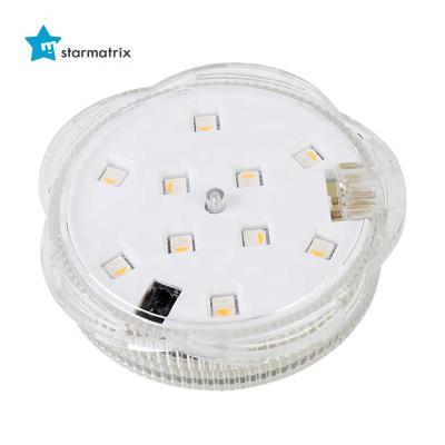 China 2 STARMATRIX plant ML03 can be put on the steel wall or at the bottom of the swimming pool rechargeable LED pool lights for sale