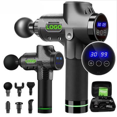 China 30db Full Body Multi-speed Neck Massage Gun Personal Super Quiet Fascia Gun For Muscle Tension, Back, Neck Relief, Pain for sale