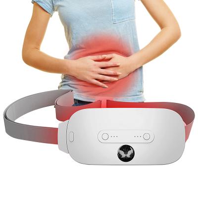 China Portable Electric Menstrual Warmer Pad Comfortable 3 Heat Levels and 3 Vibration Massage Modes for Women and Girl Back Belly Pain Relief for sale