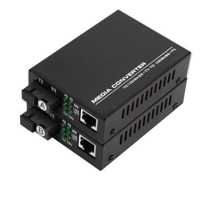 China 10/100/1000 Switch Fiber Optic Media Fiber Optic Converter/Basic Ethernet Media Converter 10km for sale