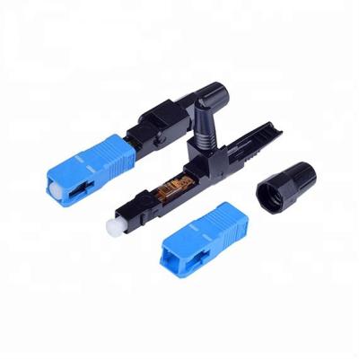 China FTTH Wanbao Supply ftth Fiber Optic SC Connector Single Mode SC UPC Fiber Optic Fast Connector for sale