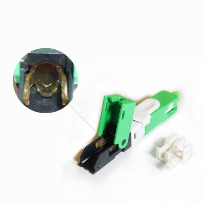 China FTTH FTTB FTTX Network China ESC250D ftth SC APC/SC UPC Single Mode Fiber Optic Fast Connector for sale