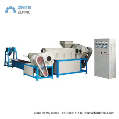 China Mini Industrial Plastic Granulator Double Stage For Wet Dry Material Recycling for sale