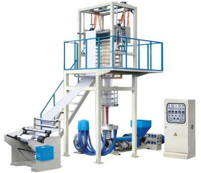 China SJ-50 100-600mm HDPE, LDPE plastic film blowing machine, film extruder for sale