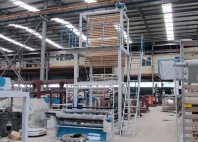 China SJ-75 1500mm HD, LD PE plastic film extrusion line for sale