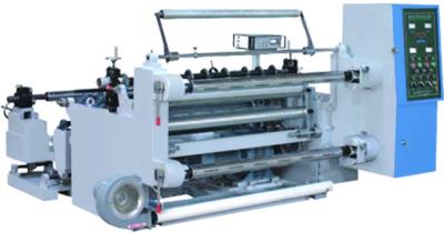 China Horizontal Plastic Film Slitting Machine High Speed Microcomputer Control for sale