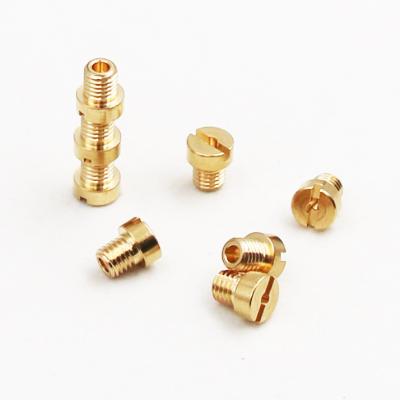 China Low Price Excellent Quality M5*0.75 Motorcycle Brass Carburetor Main Jets For PHBG AD/DS Racing 30-200 Carburetor for sale