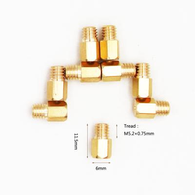 China Brass Supply High Quality M5.2 Hole Combination Main Measuring Beak For AX100 TZR125/250 Two Stroke Car for sale