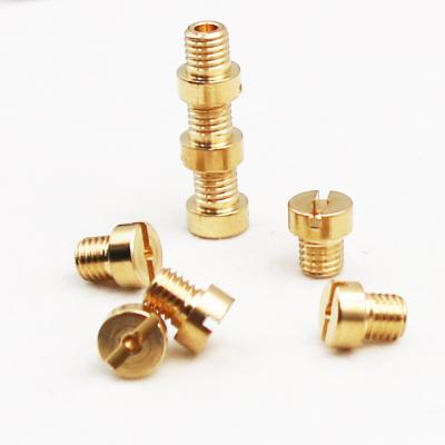 China Brass Brand New High Quality Bore M5x0.75-7 Main Gauge Main Jets For Motorcycle Carburetor for sale