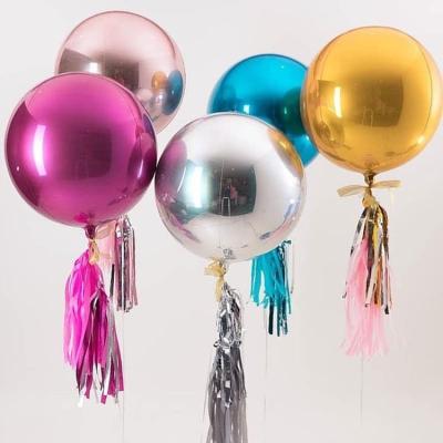 China Multicolor Foil Balloon 4d Balloons Helium Foil Balloons Birthday Party Decoration 15inch Festival Decoration Selection for sale