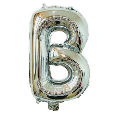 China Festival Decoration Bundle 32inch Balloon Personalize Party Supplies 26 Silver Letter Peace Bubble Balloons Wedding Balloon Alphabet globos letras for sale