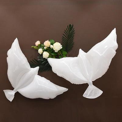 China High Quality White Pigeons 4D Helium Foil Balloon Wedding Love Dove Balloon Festival Decoration Wholesale Balloons For Valentine's Day for sale