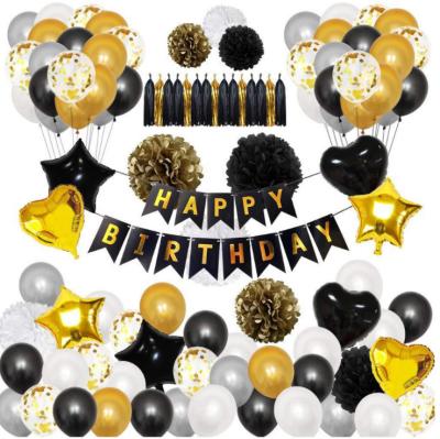 China Designed Festival Decoration AMZ Selection Success Birthday Party Balloons Flower Pompoms Confetti Confetti Latex Party Balloons New for sale