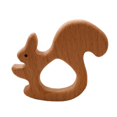 China HotSaleWholesaleWoodenAnimalRingAccessoriesBabySoothingMolarsOrnamentsToysBeechwoodAnimalCraftsToysWoodenPacifierChainAccessorie 100% Bpa Free Wooden for sale