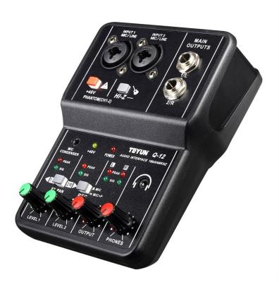 China Mini Brand New Wireless Microphone audio mixer with high quality for sale