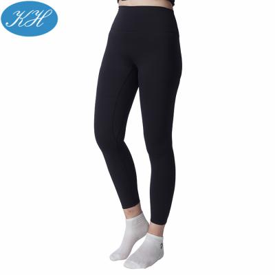 China OEM High Quality Breathable Black Soft Breathable Tights Sports Women Fitness Yoga Legging Pants For Running Gym for sale