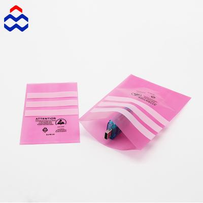 China Security Ziplock Bag ESD Anti Static Shielding Bag ESD Packaging Static Shield Bag for sale