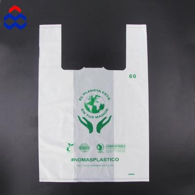 China Wholesale Customized Eco-Friendly Reusable Biodegradable Bag Cornstarch Shopping Bag Printing Logo Eco-Friendly for sale