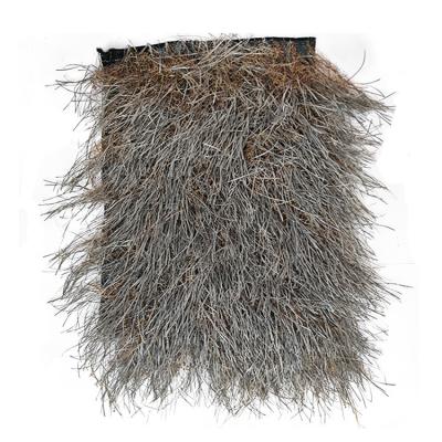 China Fluffy and dense recreational thatched roof material, synthetic palm, easy to install carpet thatch roll for sale