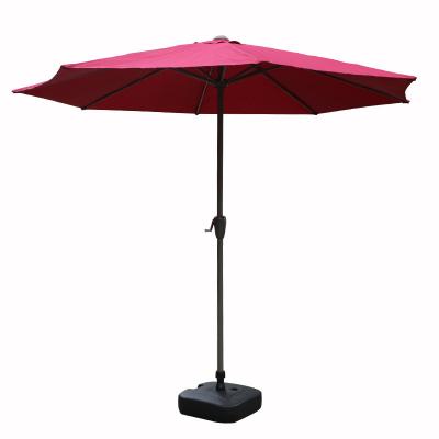 China Outdoor Waterproof Windproof Garden Patio Umbrella Hand Umbrella Beach Pool Parasol for sale