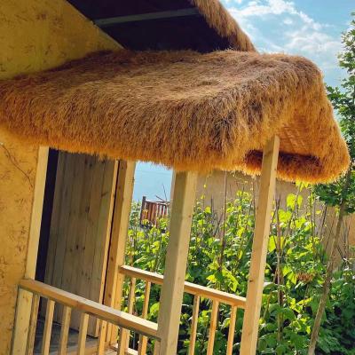 China Umbrella Thick Fluffy Fluffy Synthetic Thatched Roof Thatched Mat Beach Thatched Mat Decorative Palm Roof for sale