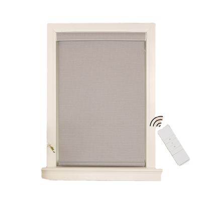 China Home Decor Polyester Roller Blinds Wifi Remote Control Motorized Motor Electric Smart Roller Blinds for sale