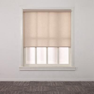 China Modern Yongshun Yarn Dyed Roller Shades Blackout Cassette German Roller Blinds With Chain for sale