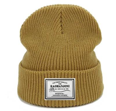 China COMMON Women Beanie Men Custom Winter Beanie Streetwear Beanie Wholesale Knitted Men Sports for sale