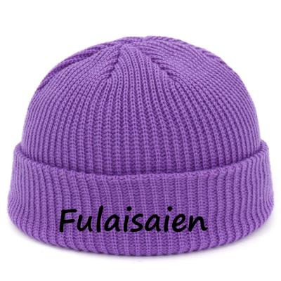 China COMMON Skull Beanie Men Daily Fisherman Fashion Beanie For Women Fisherman Beanie Hats for sale