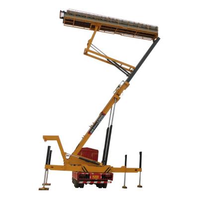 China Factory Platform Crane Truck With Tile Rolling Hydraulic Lifting Machine For Workshop Construction for sale