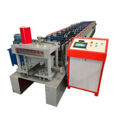 China Hotels c z shape purline roll forming machine cold steel roof roll forming machine for sale