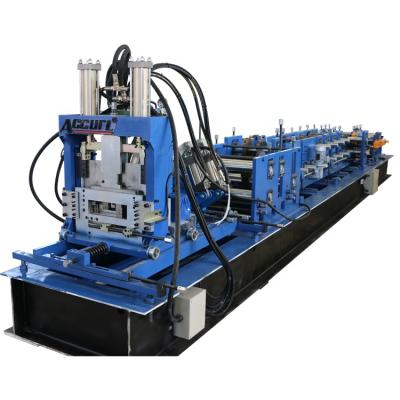 China Hotels U Channel Roll Forming Machine Telescopic Pipe Supports Channel Machine C Channel Machine for sale