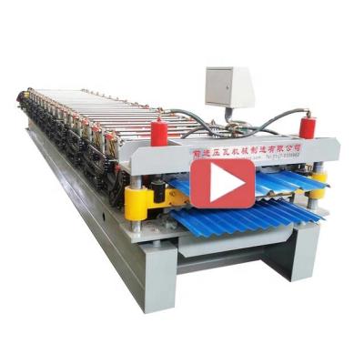 China Factory Aluzinc Corner Metal Sheet Machine For Three Layer Roll Forming Roll Forming Machine for sale