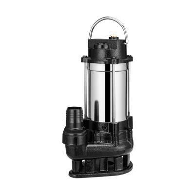 China Wastewater treatment single phase 220v 50hz 1.5 inch 3hp submersible sewage pump for irrigation for sale