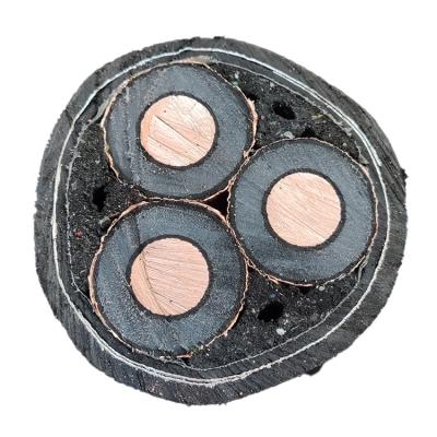 China Yjv22 Yjv32 Cu/XLPE/PVC/Swa/PVC 50mm 25mm 35mm Overhead Power Cable 35kv XLPE High Voltage Power Cable for sale