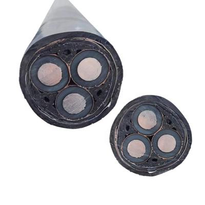 China Overhead Electrical Cable 2 Copper Aluminum Core 10 Mm High Voltage Cable for sale