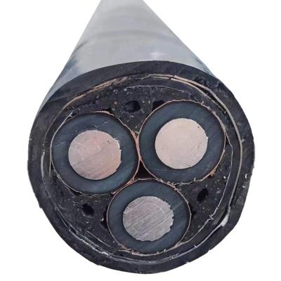 China Overhead High Voltage Cable High Voltage Wire 40KV Black for sale