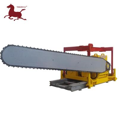 China Stores TJCS-7500 Series Rail Type Quarrying Chainsaw Machine Building Material Stone Forming Machine for sale