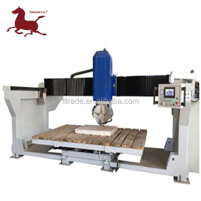 China Building Material Shops TJB-500 Infrared Full Automatic 45 Degree Tilt Marble Cutting Machine for sale