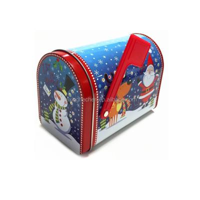 China Gift Mailbox Letter Box Shape Gift Voucher Tin Box for sale