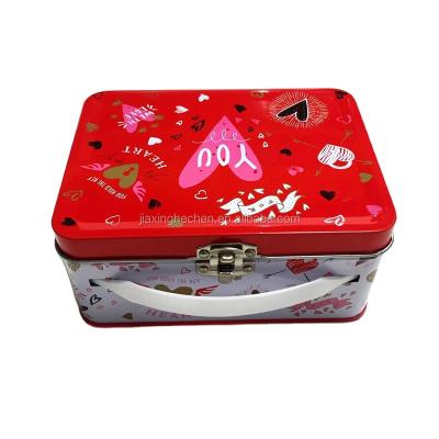 China Food Metal Storage Tin Lunch Box Custom Design High Quality Lunch Tin Box for sale