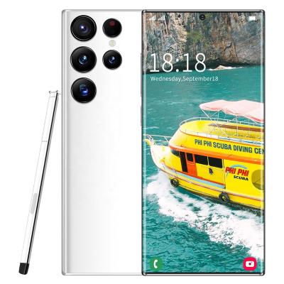 China Dual SIM Card New Style Original S22 Ultra Smartphone 7.3 Inch HD Screen Mobile Phone Smartphones Face Unlocked Smartphone 6800mAh Rugged Phone for sale