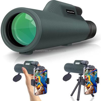 China Shockproof Telescope Long Range Climbing Monocular Waterproof Fog Proof For Outdoor Traveling Wildlife 10x42 Night Vision for sale