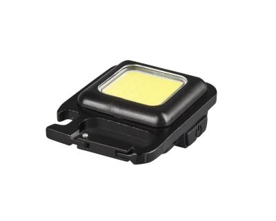 China Camping Rechargeable COB Led Portable Pocket Mini Metal Torch Led Key Chain Flashlight for sale