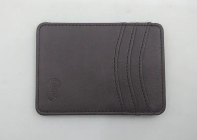 China PU Credit Card Holder Wallet , Slim Credit Card Wallet For Men And Women for sale