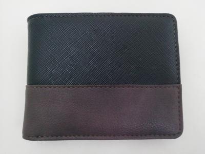 China Synthetic Leather PU Leather Wallet , Two Tone Mens Casual Wallets for sale