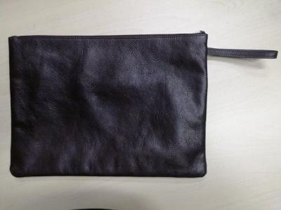 Chine le sac du document des hommes simples en cuir d'unité centrale de litchi de 34*24cm avec la main portent la boucle à vendre