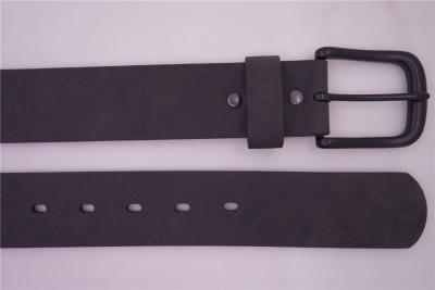 China 40 MM PU Leather Belt  Prong Buckle , Men'S Fashion Leather Belts for sale