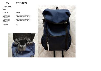 Chine Tissu de polyester de produit hydrofuge ERS3724 augmentant le sac de sac à dos avec le logo adapté aux besoins du client à vendre